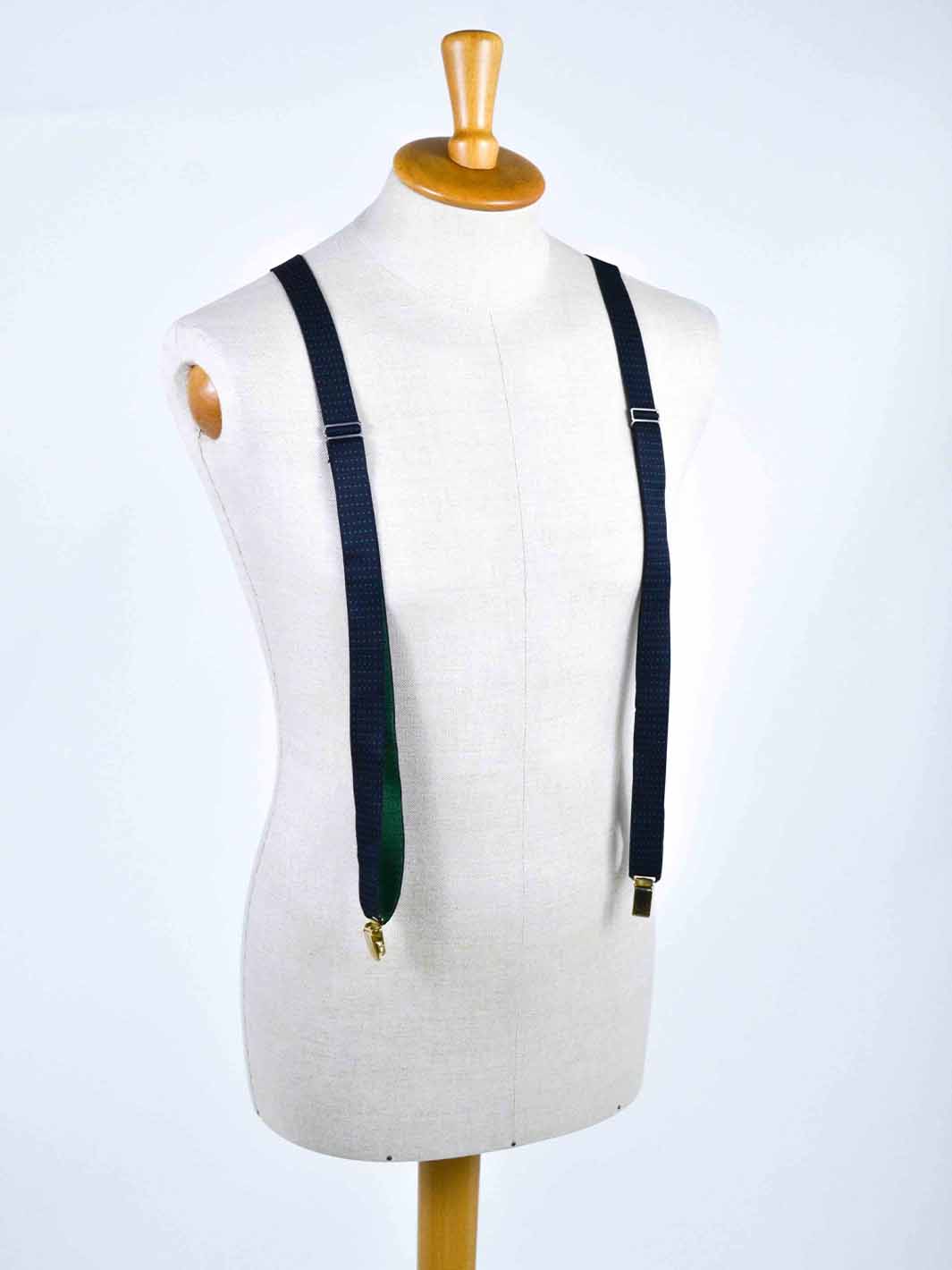 1990s green and blue suspenders
