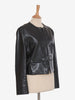 Vintage black faux leather jacket