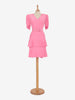 Vintage pink polka dot dress