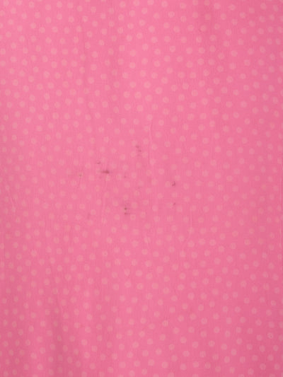 Vintage pink polka dot dress