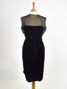 Pirovano black  cocktail dress, 60s
