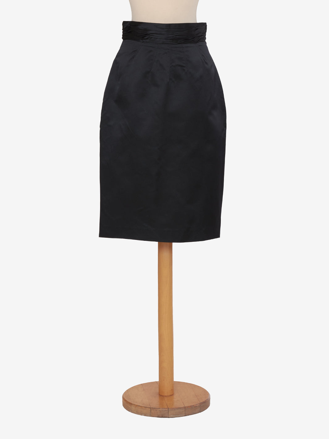 Prada Black Silk Skirt