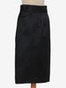 Prada Black Silk Skirt