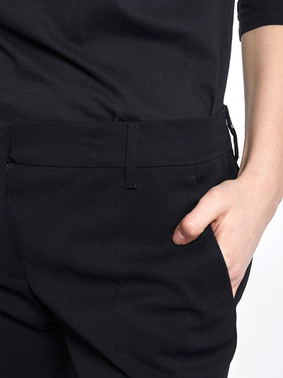 Y2K black low-rise Prada trouser with pockets