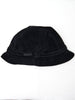 Y2K Prada hat in black velvet