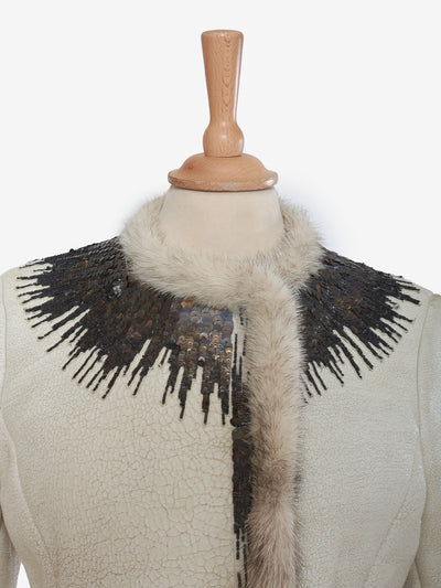 Prada Sheepskin with sequin details
