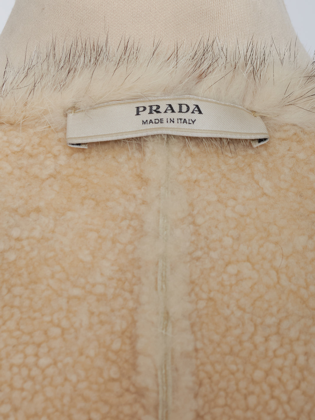 Prada Sheepskin with sequin details