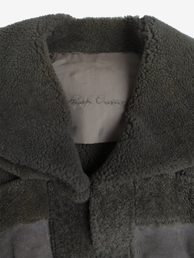 Rick Owens Short Sleeveless Sheepskin Jacket