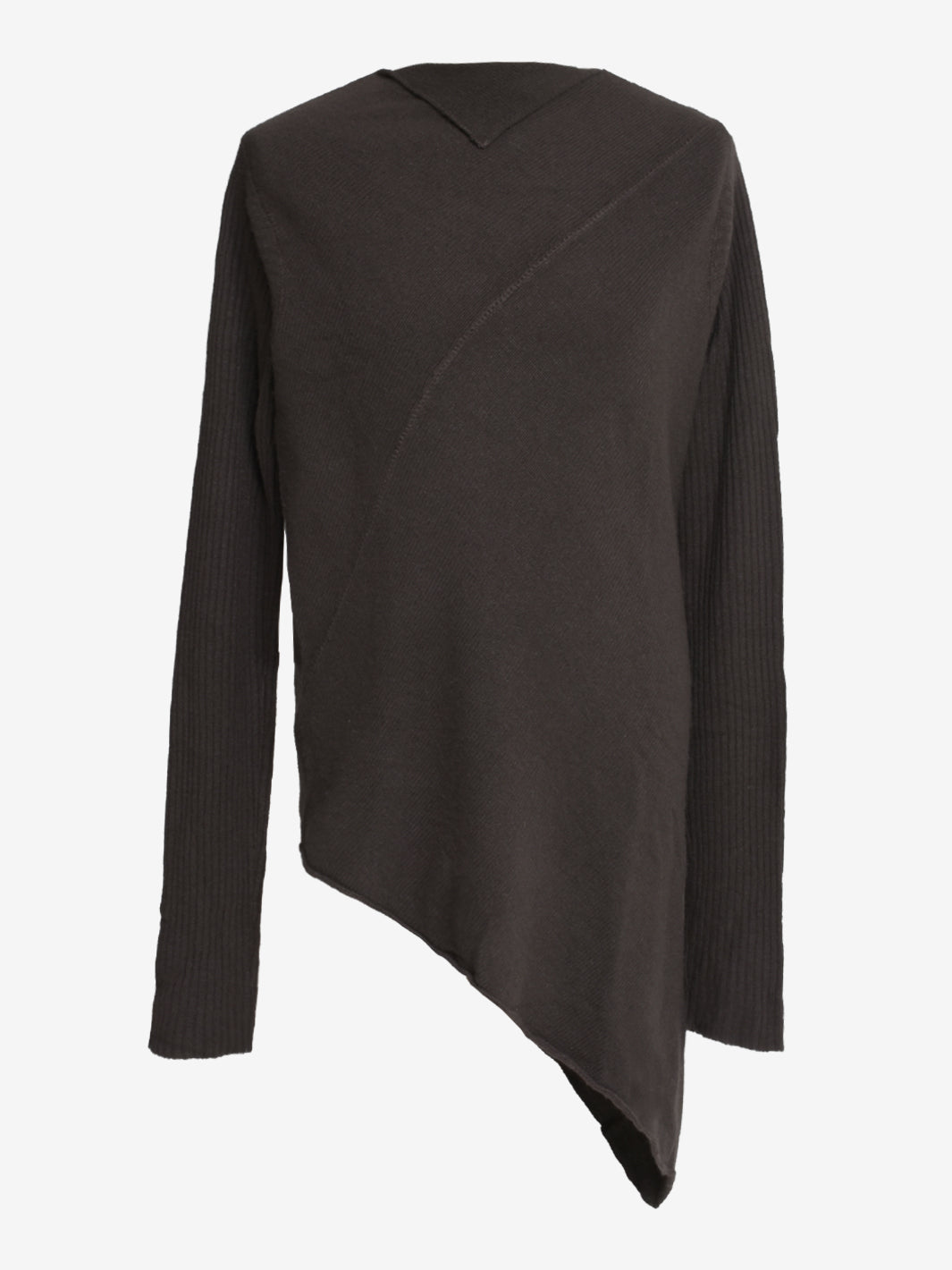 Rick Owens Asymmetrical Kashmir Sweater