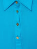 1970s Roberta Di Camerino sky-blue polo shirt in lightweight cotton