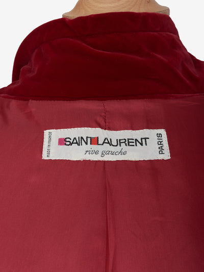 Saint Laurent Dressing gown with quilted neckline - '70s
