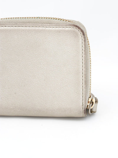 Y2K See by Chloé silver leather wallet