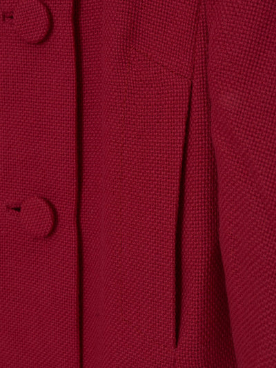 1960s Sorelle Fontana overcoat in red wool