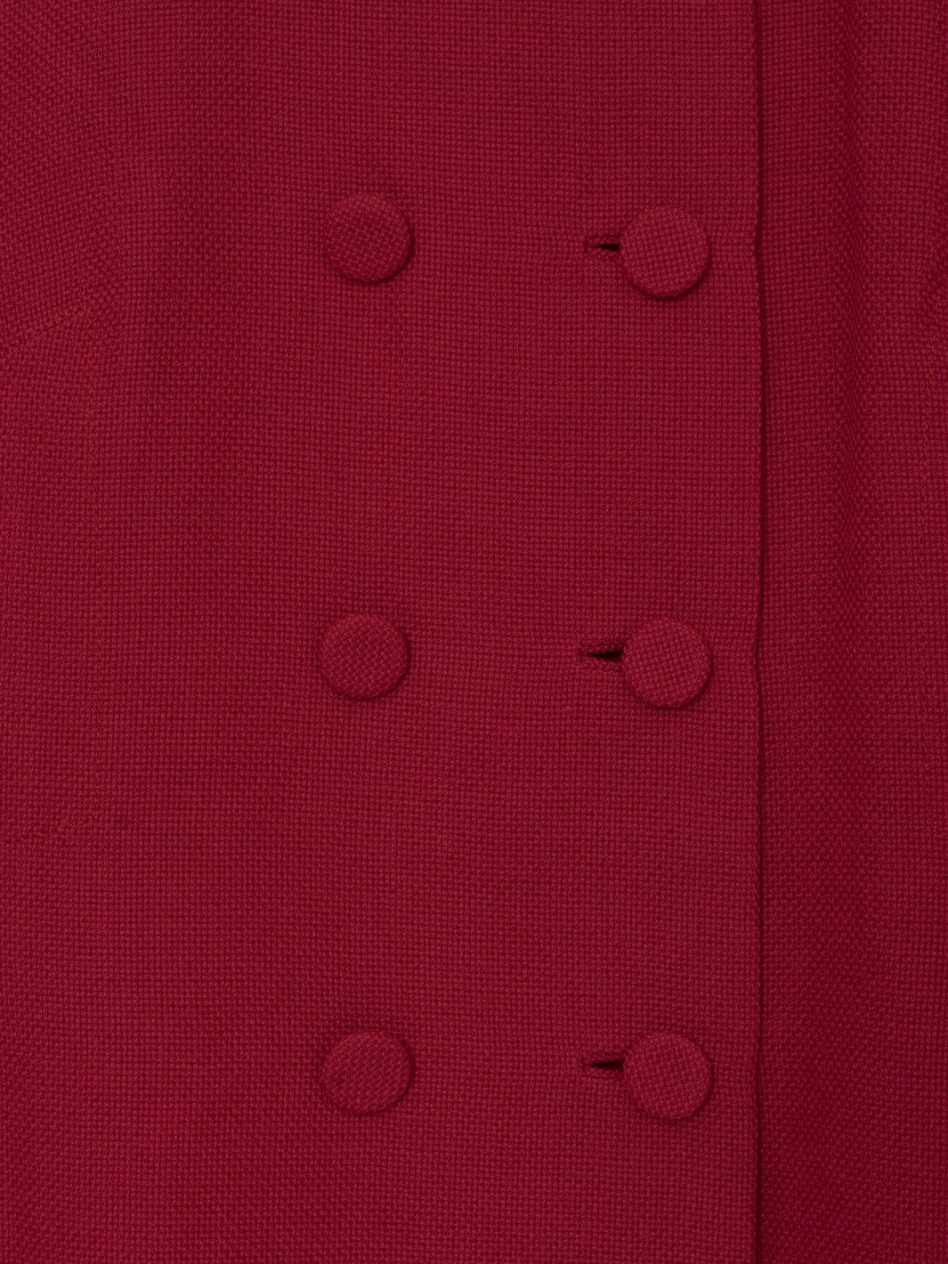 1960s Sorelle Fontana overcoat in red wool