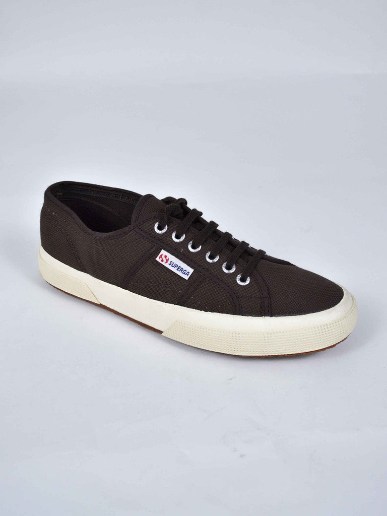 Y2K Superga sneaker in brown canvas