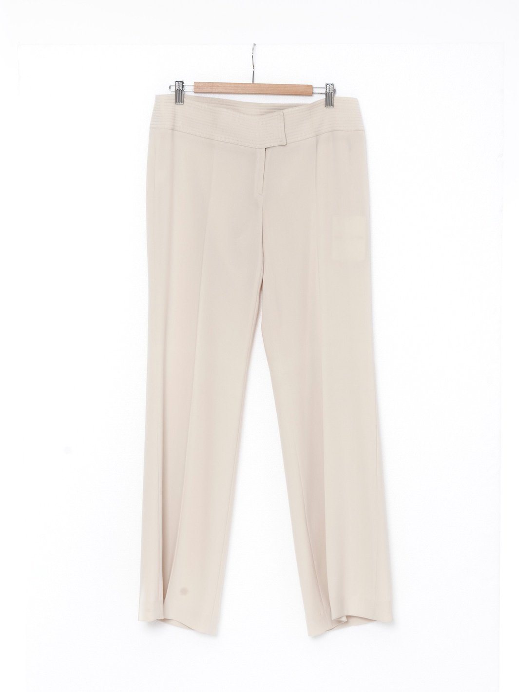 Y2K Ter et Bantine ivory-colored palazzo pants
