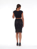 Y2K Valentino black skirt with sequins