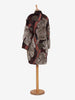 Vintage patchwork jacket with fur - '00