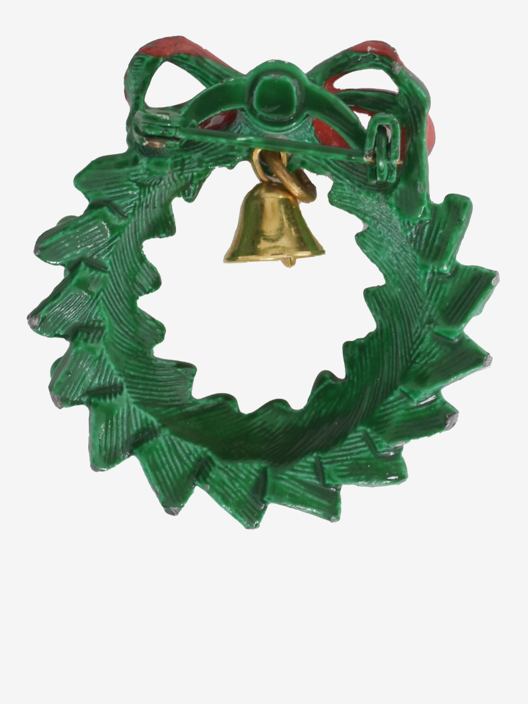 Vintage Christmas Wreath Brooch-40