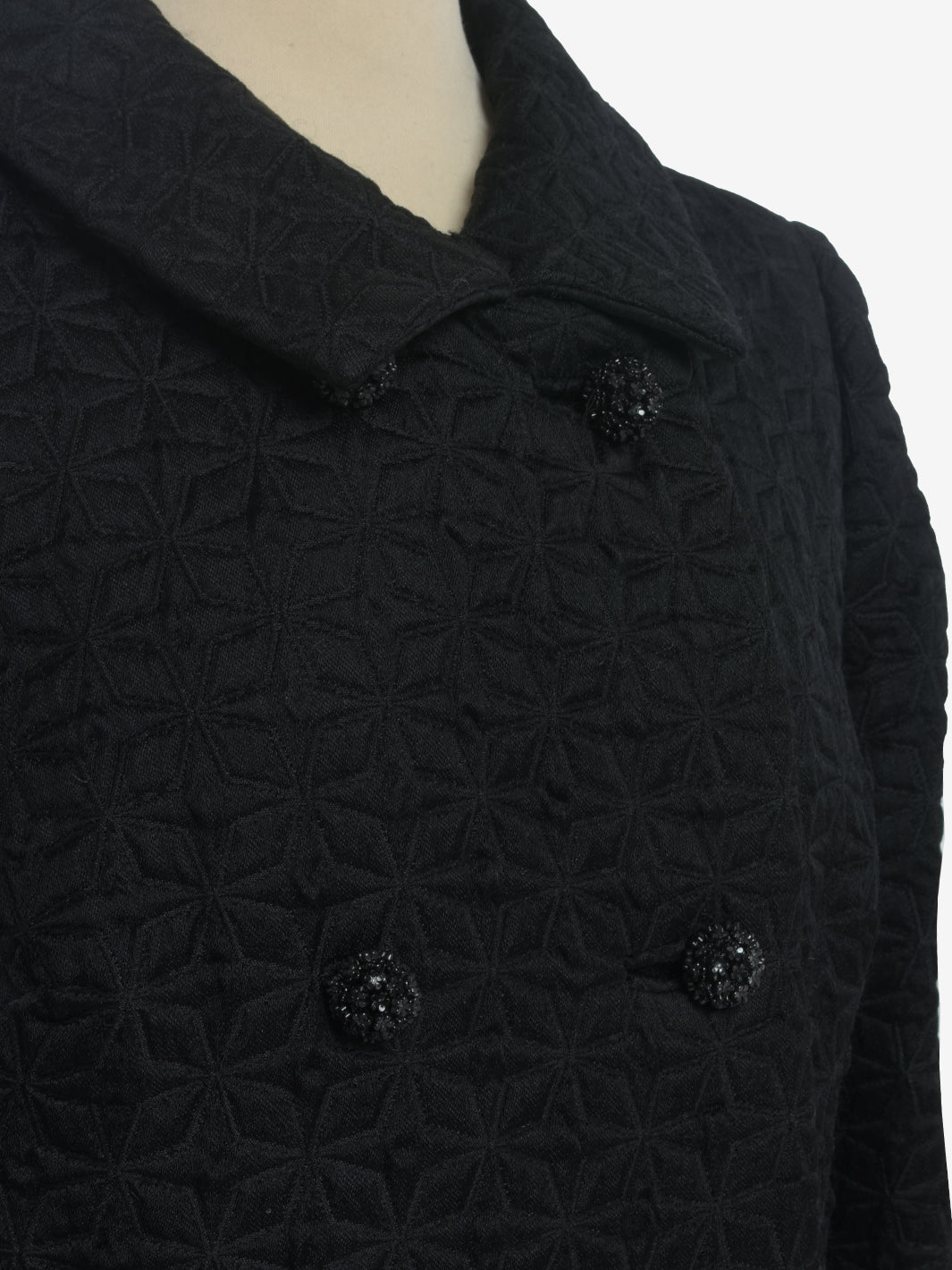 Vintage Coat With Jewel Buttons
