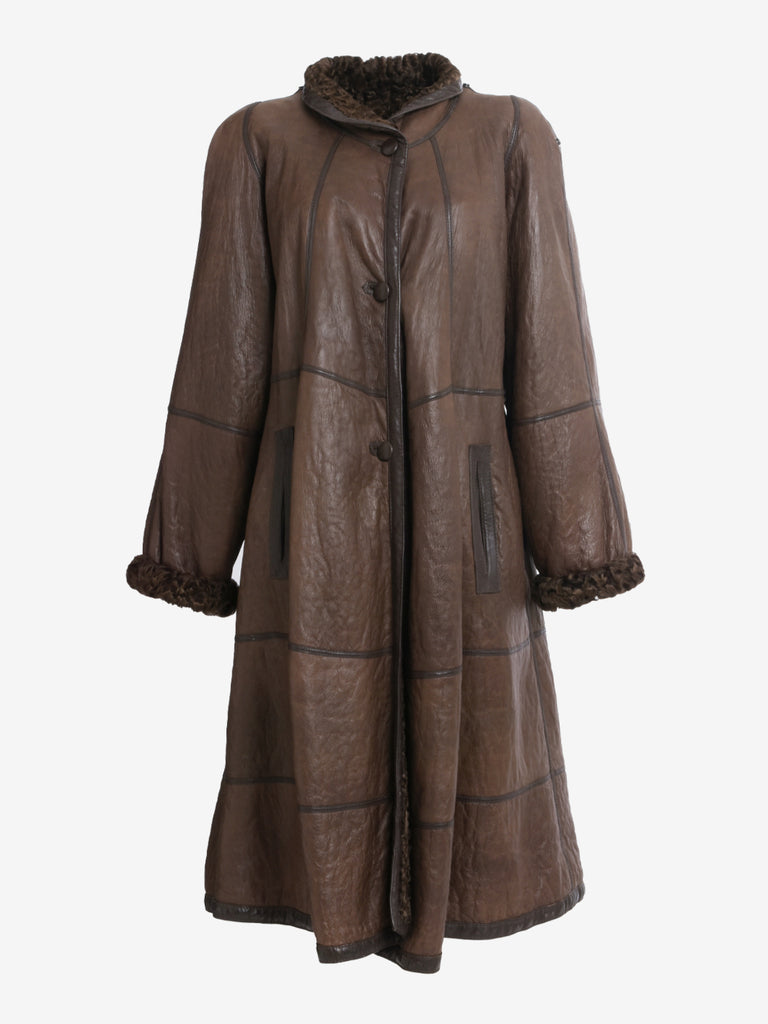 Vintage Leather Reversible Coat