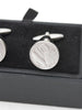 Coin-shaped cufflinks