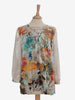 Vintage Silk Patterned Blouse