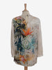 Vintage Silk Patterned Blouse