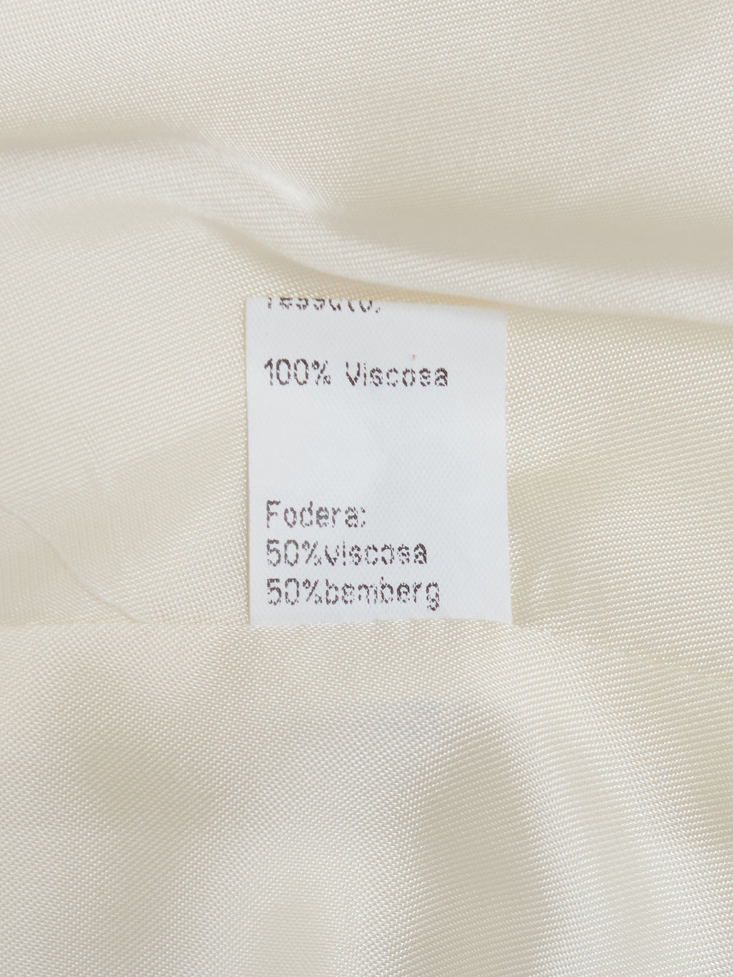 Vintage white viscose jacket