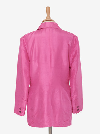 Fuchsia Silk Vintage Jacket