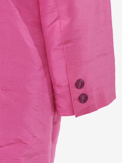 Fuchsia Silk Vintage Jacket