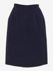 Blue Wool Vintage Skirt