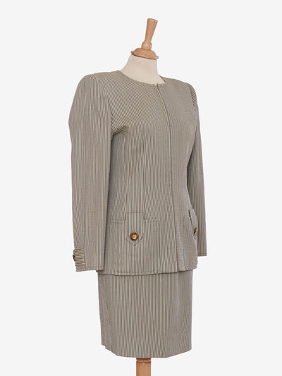 Vintage striped wool suit