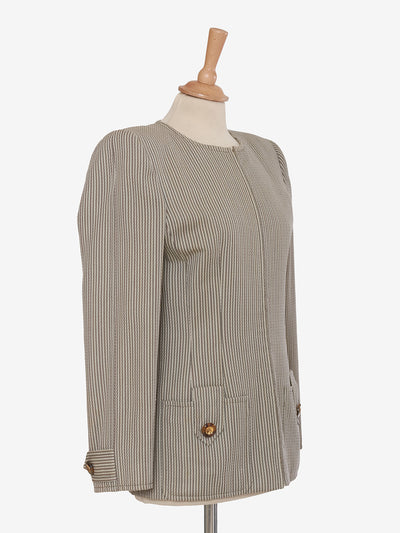 Vintage striped wool suit