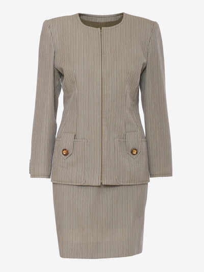 Vintage striped wool suit