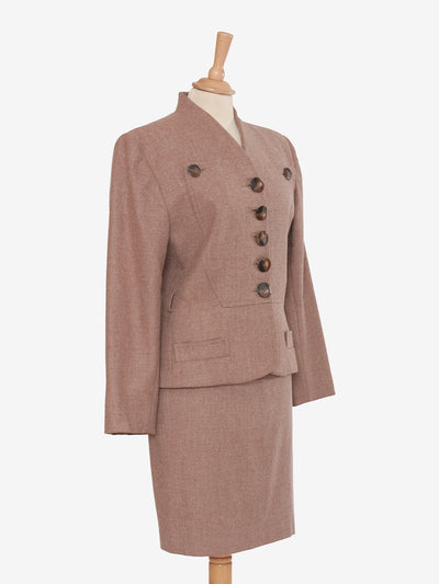 Vintage brown wool suit