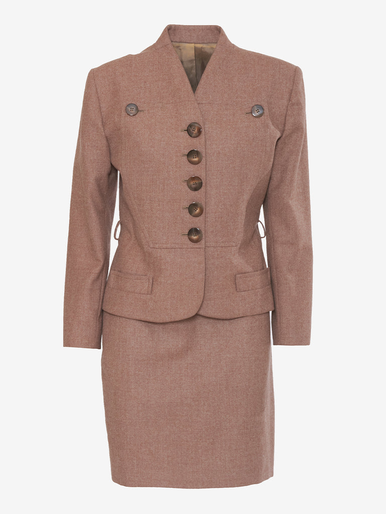 Vintage brown wool suit