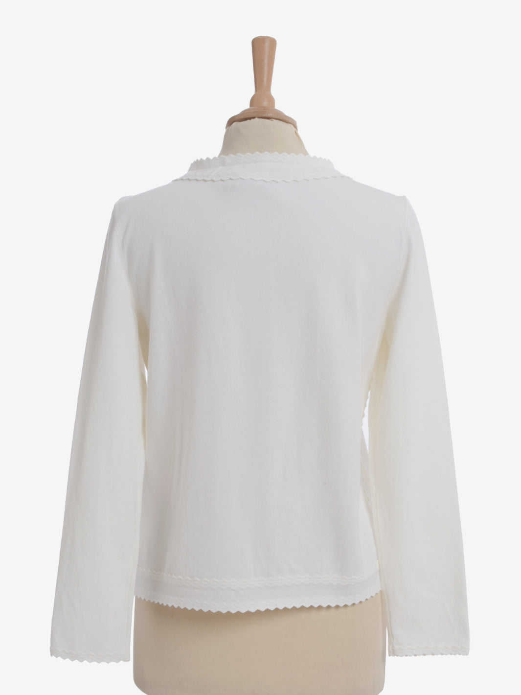 Yves Saint Laurent White Knitted Cardigan - SS12