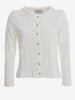 Yves Saint Laurent White Knitted Cardigan - SS12