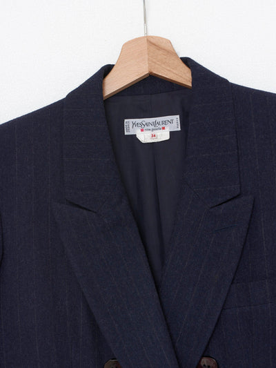 Saint Laurent Rive Gauche Pinstripe Suit