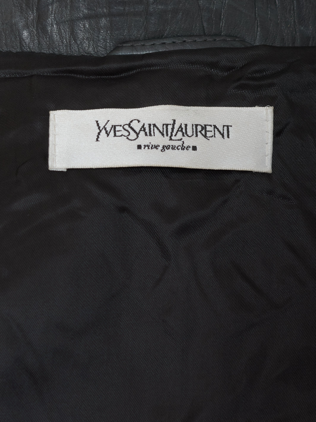 Yves Saint Laurent 绿色皮革钉状夹克