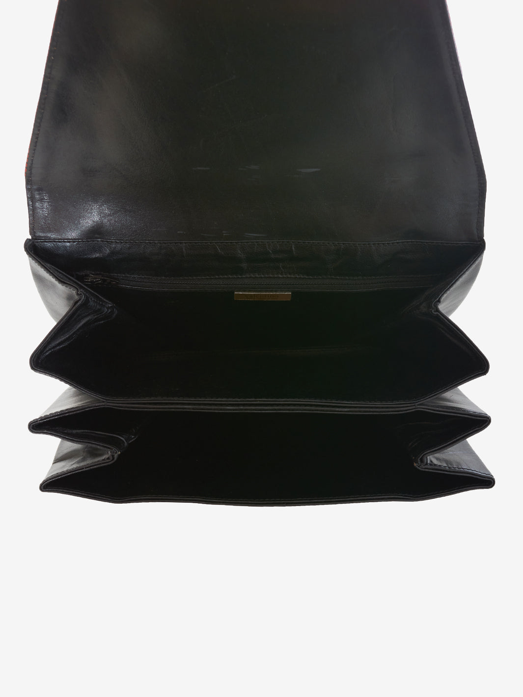 Valentino Black leather clutch bag