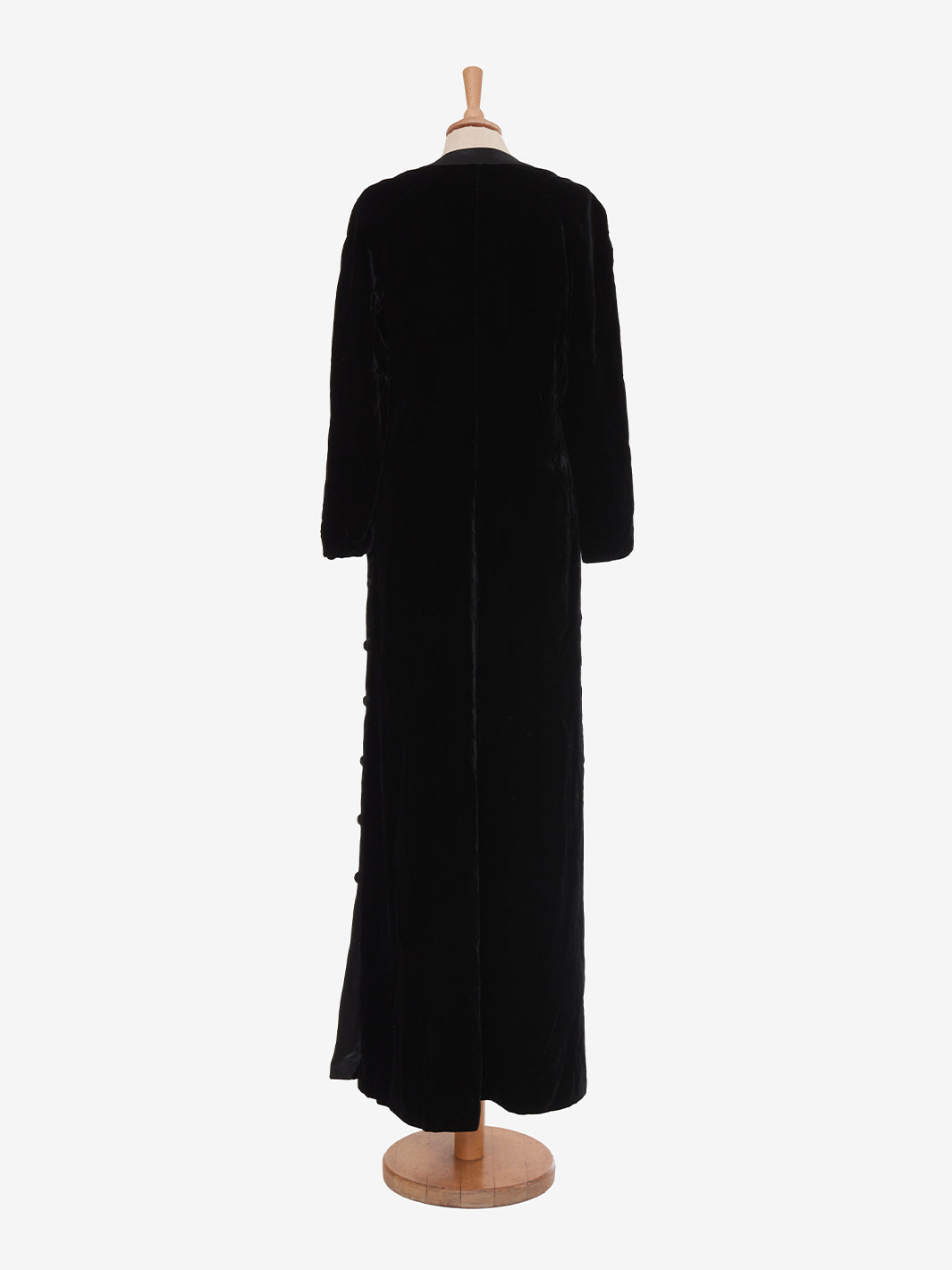 Valentino Boutique Black Velvet Long Dress