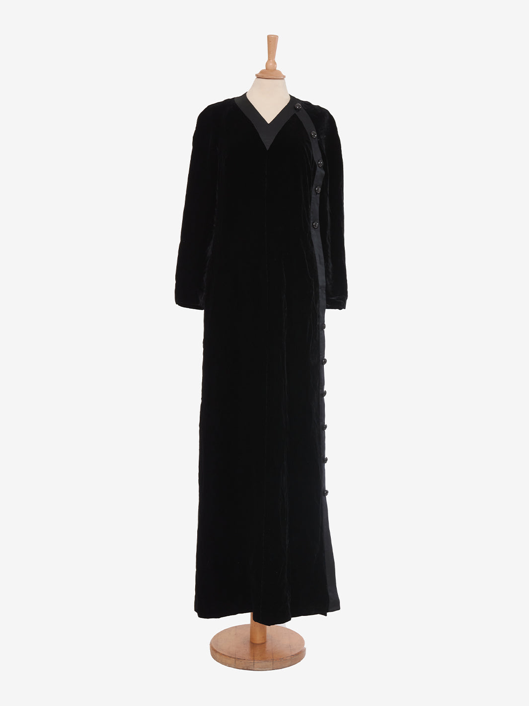 Valentino Boutique Black Velvet Long Dress