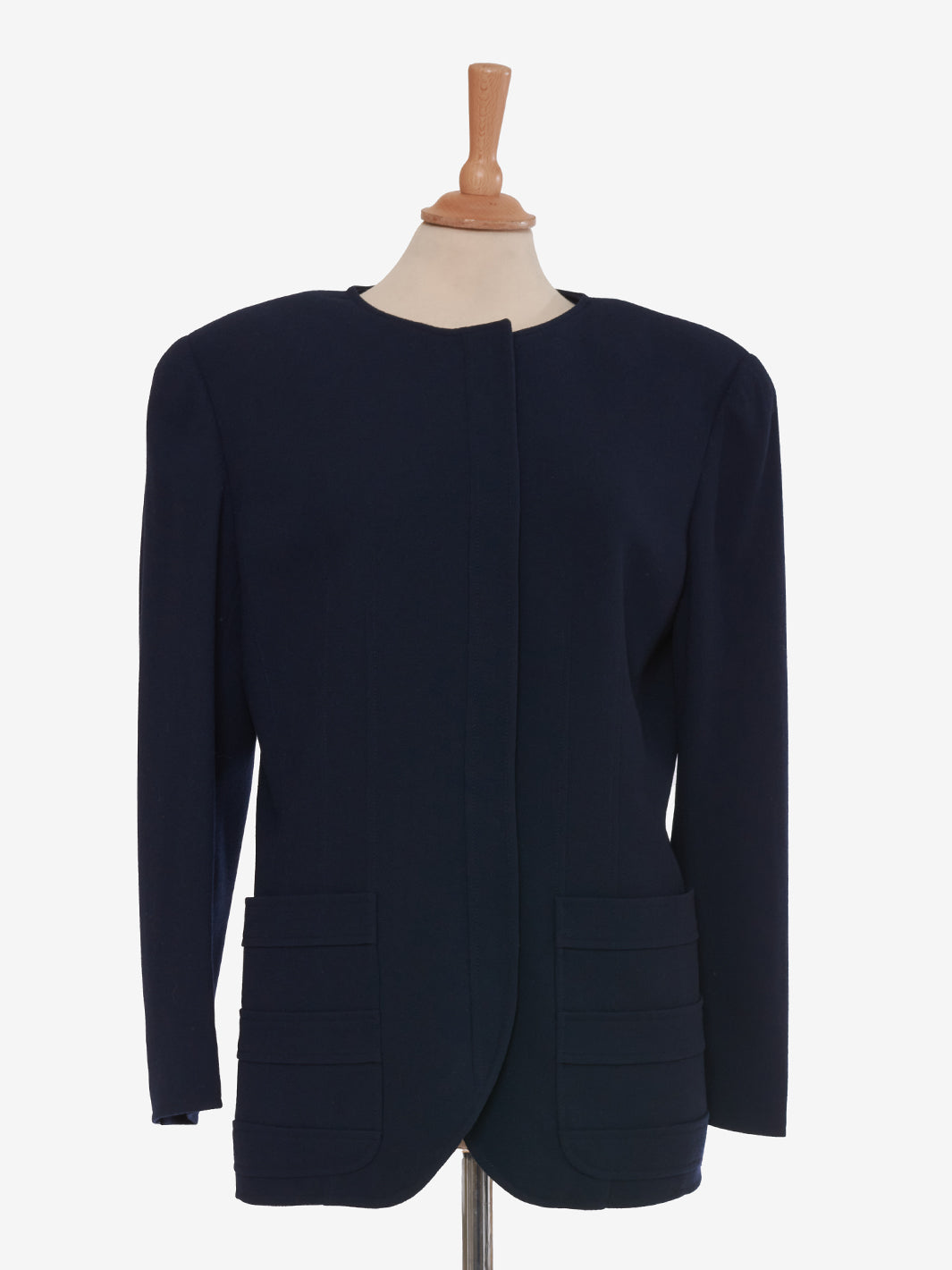 Valentino Boutique Blue Wool Suit