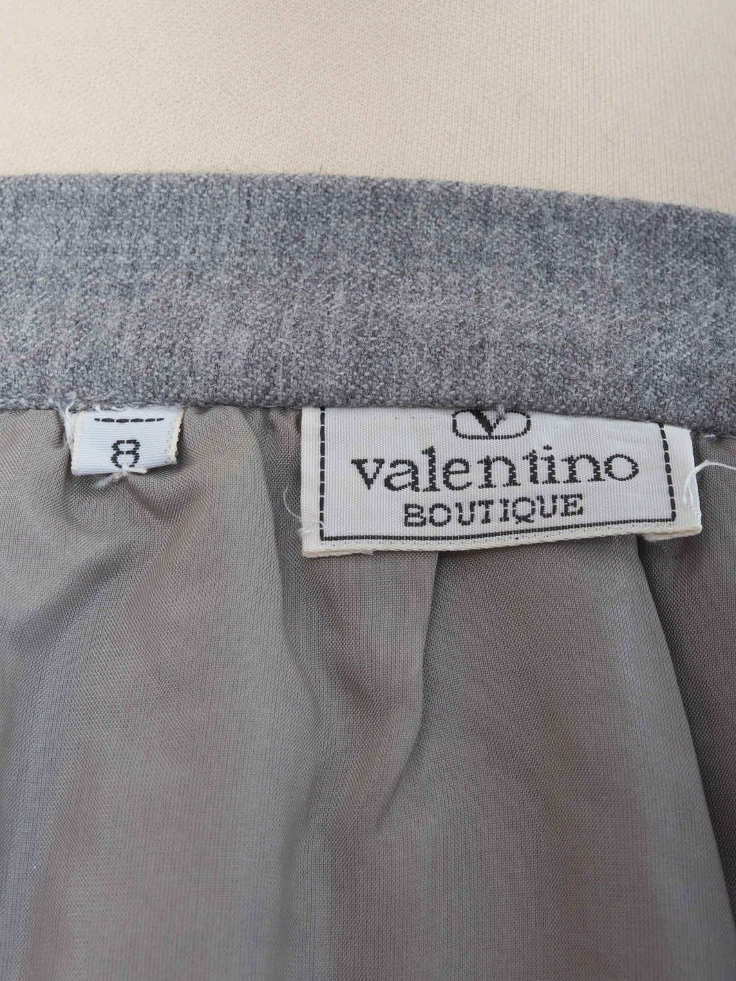 Valentino Wool midi skirt