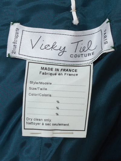 Vicky Tiel Green Long Dress