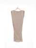 Y2K Lanvin viscose fluid day dress in beige