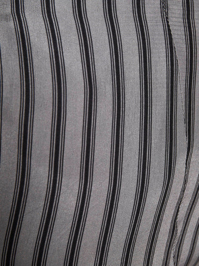 Y2K Marni silk pants capri pants with striped pattern