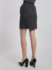 Y2K Saint Laurent Rive Gauche knee-length fitted skirt